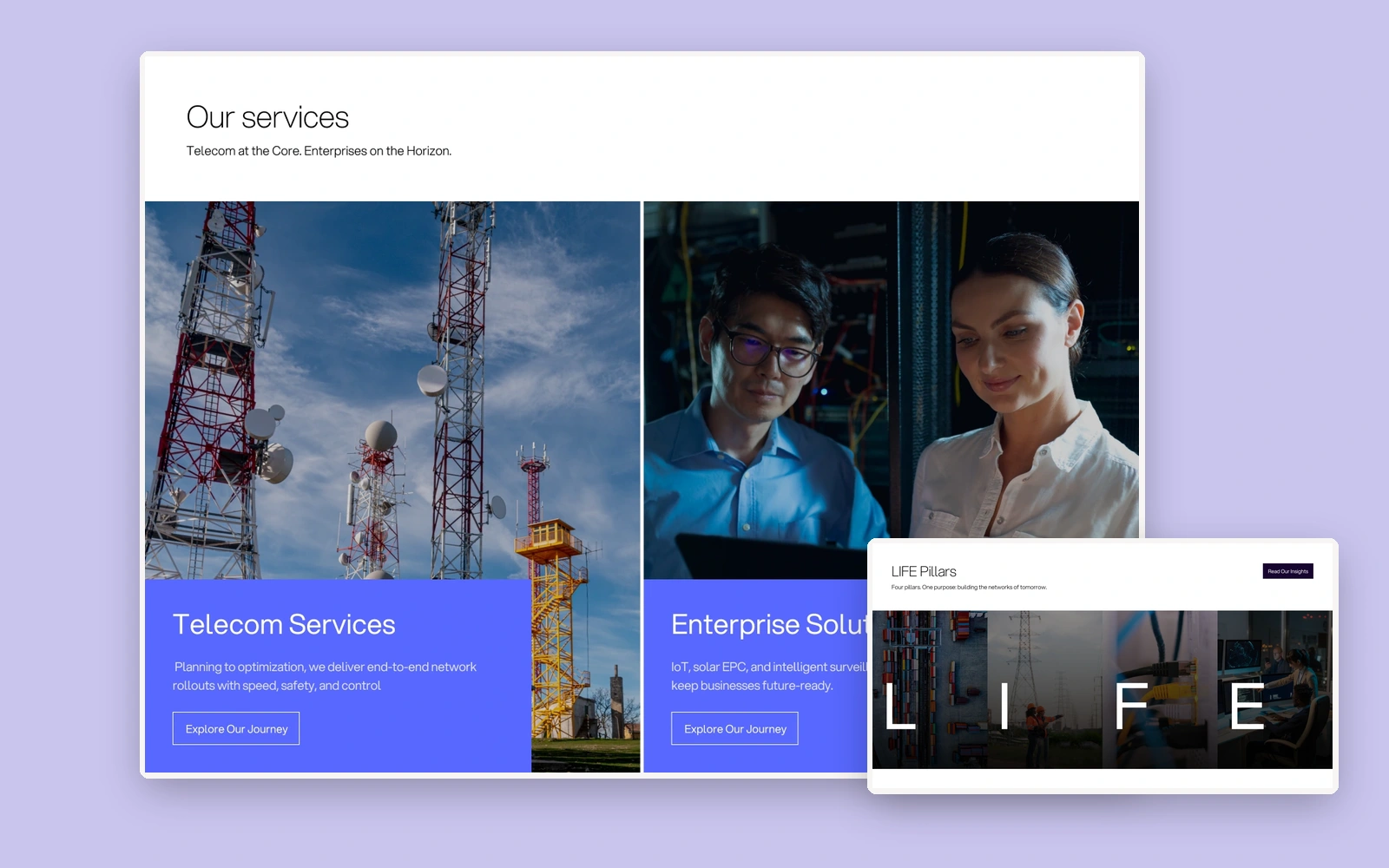 Vedang website preview